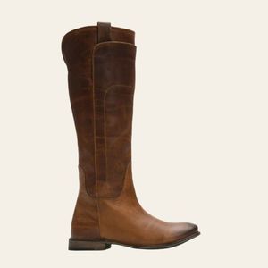 Frye Womens Brown Veronica 77552 Back Zip Knee High Riding Boots Size 8.5 B